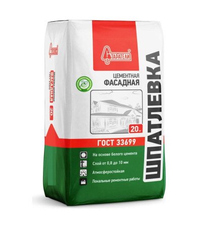 Шпатлевка фасадная (20кг) Старатели