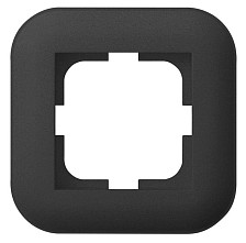 Рамка 1-местная OVIVO LOFT 404-170017-096 черный металлик