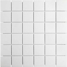 Мозаика противоскользящая (30,6х30,6) 48x48 White Antid (JWB60340) (на сетке) (Starmosaic, Испания)