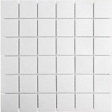 Мозаика противоскользящая (30,6х30,6) 48x48 White Antid (JWB60340) (на сетке) (Starmosaic, Испания)