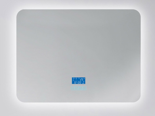 Зеркало с подсветкой SPC-800-600-LED, 8W, 220-240V cенсорный выключатель bluetooth, термо(80х60х4,5)