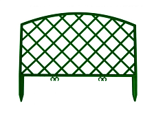 Забор декоративный 2,95м ROMANIKA 1 зеленый (7 секций)1.png