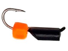 Мормышка вольф  Улов37 Столбик с неон  оранж  кубиком d-2 0мм 0 4гр цв  черный (213)