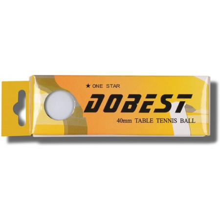Мяч для настольного тенниса DOBEST BA-01 3 шт 