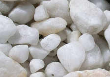 Камни для бани Кварц "Жаркий лед" обвалованный (20кг)