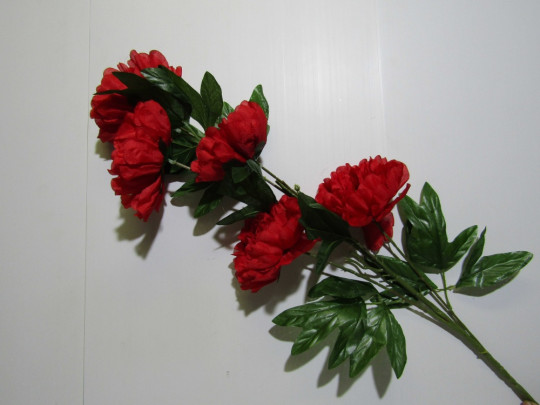 Цветы декоративные 1,2 красные S1778