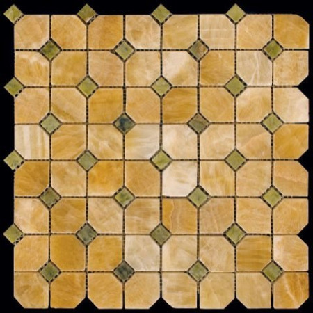 Мозаика каменная (305х305) M073+M068DP9 / Octagon2 (Natural Mosaic, Китай)