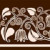 Стол придиванный Версаль ДП1-01-02, белый антик, орнамент цветы/патина 25 ТР