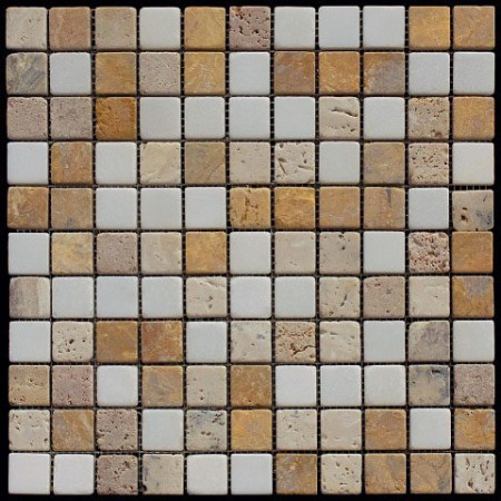Мозаика каменная (305х305) MT-02-25T (MT-02) / Mix (Natural Mosaic, Китай)