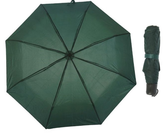 Зонт механ d96 темно-зеленый 653093 РАСПРОДАЖА