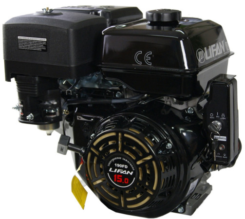 Двигатель LIFAN 190 FD 15 л/с D25 электростартер