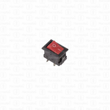 Выключатель клавишный ON-OFF (2c) 250V 3А (RWB-101) Micro красный