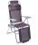Кресло-шезлонг двухпозиционный 109х59х75 баклажановый КШ3 3391228