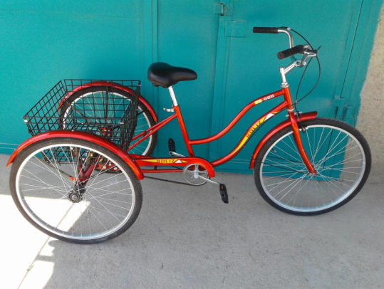 Велосипед трехколесный ROLIZ 24-600 коричневый ( 24")