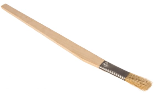 Кисть узкая 15мм натуральная щетина, деревянная ручка FIT 01245