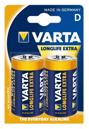 Элемент питания LR20 Varta longlifte Extra
