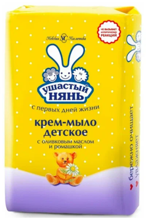 Мыло-Крем УШАСТЫЙ НЯНЬ 90гр Ромашка