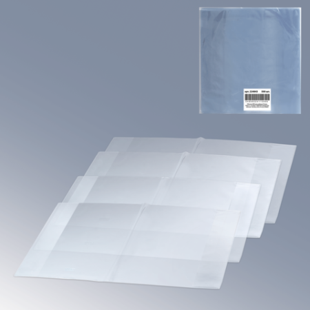Обложка ПВХ 270х415мм для учебника Пифагор прозрачная плотность 120 мкм