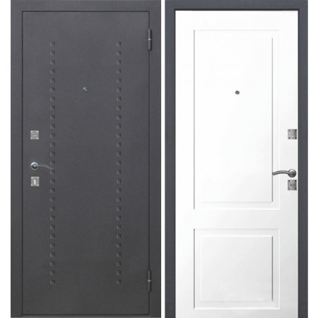 Дверь входная Dominanta Муар/эмаль ясень белый 960х2050 Левая (6см)