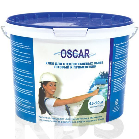 Клей для стеклообоев обоев Oscar (10кг) готовый