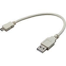 Шнур micro USB(male) - USB-A(male) 0,2м (18-1162)