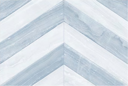 Плитка облицовочная (40х27) Ars голубая шеврон 9AS0139 (Global Tile)