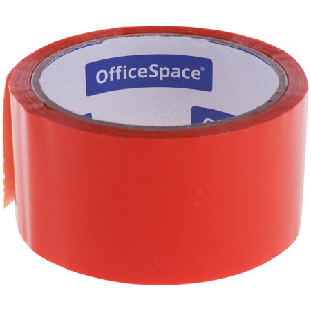 Скотч упаковочный 48 мм х 40 м OfficeSpace оранжевая 45 мкм