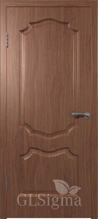Дверное полотно ДГ900 GLSigma 91 итальянский орех (ВФД)