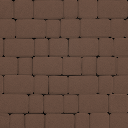 Тротуарная плитка "Инсбрук Альт" коричневый 40 мм (1 ряд=0,92 м2)