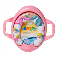 Сиденье для унитаза мягкое детское с ручками AQUA-Prime BABY-Comfort 5010