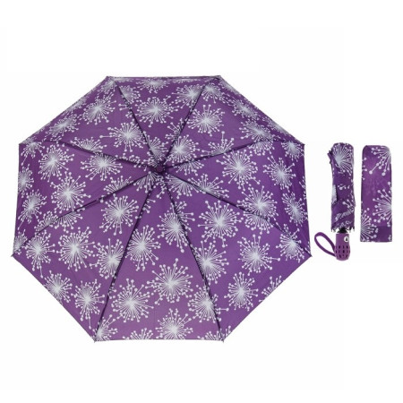 Зонт полуавтомат d98 Одуванчики фиолет 3032744