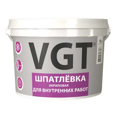Шпатлевка для внутренних работ (3,6кг) ВГТ