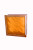 Стеклоблок "Волна" оранжевый 11х11х8