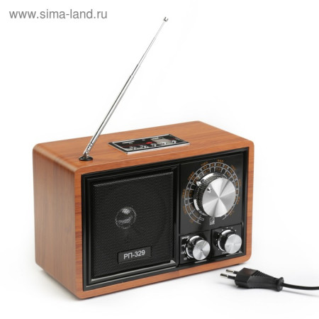 Радиоприемник БЗРП РП-329 УКВ/СВ 220V.USB.SD 