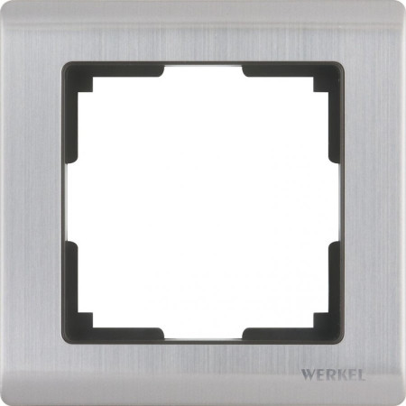 Рамка 1-м WL02-Frame-01 Metallic глянцевый никель