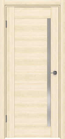 Дверное полотно ДО 600 V2 беленый дуб стекло Matelac (Zadoor)