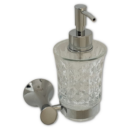 Дозатор для жидкого мыла MAGNUS 85145 хром/стекло