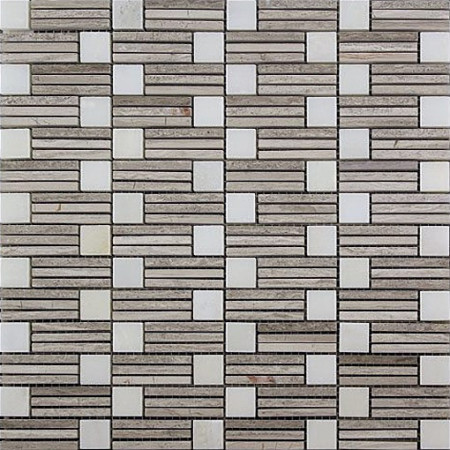 Мозаика каменная (305х305) KB-P33 (XY-M031G-33P) / S-Line (Natural Mosaic, Китай)