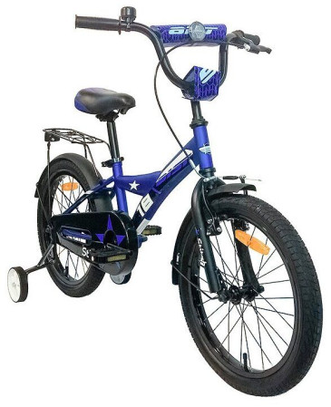 Велосипед Aist Stitch 18, 1 скорость, стальная рама 18", синий (18") 