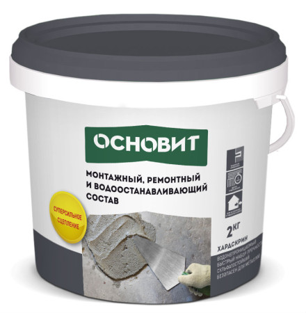 Состав монтажный, ремонтный Хардскрин RC10 R (2кг) Основит