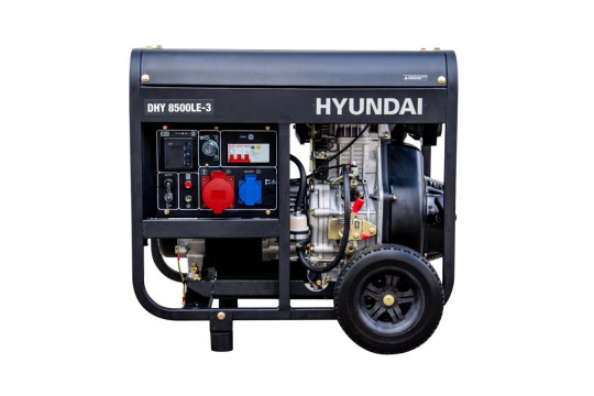 Генератор HYUNDAI DHY8500LE 7,2 кВт дизельный электростартер