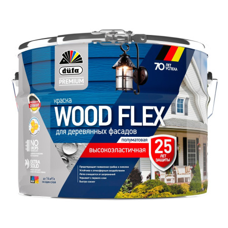 Краска WOODFLEX для деревянных фасадов база С (0,81л) Dufa Premium