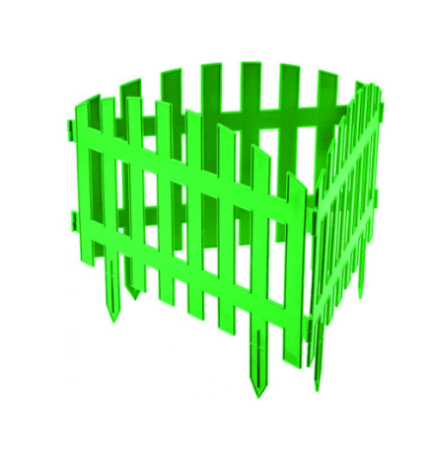 Забор декоративный 3,1м RENESSANS 2 зеленый (7 секций)