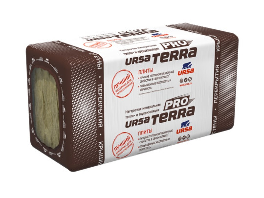 Утеплитель URSA Terra 34 PN PRO -10-1000х610х50 6,1м2 0,305м3