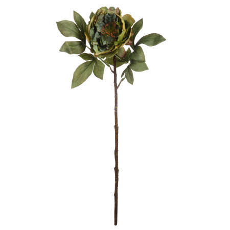 Цветок искусственный Пион зеленый В630 