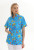 Блуза медицинская DS Педиатр синяя размер 48/158-164