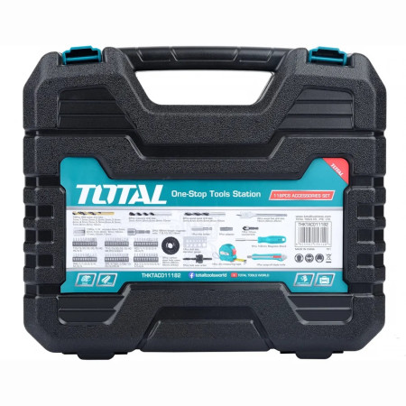Набор инструмента 118 предметов комбинированный TOTAL THKTAC011182