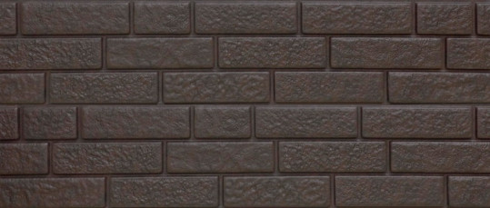 Сайдинг цокольный Стоун-хаус кирпич коричневый (0,23х3,045) Ю-пласт