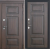 Дверь входная L-21 Винорит нуссбаум/ФЛ-659 винорит нуссбаум 960х2050 Правая 10см