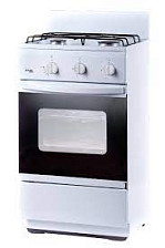 Плита газовая Лада Nova CG 32013 W (50х40х85см)(цвет:белый)(варочная поверхность:эмаль)